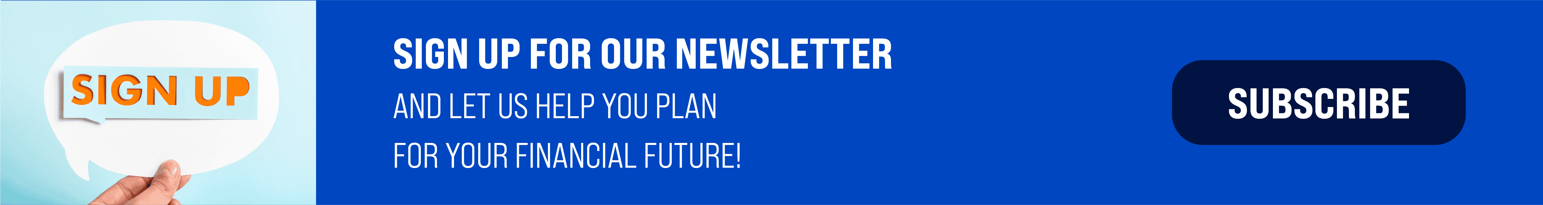 Sign Up For our Email Newsletter